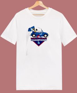Snoopy And Woodstock La Dodgers 80s T Shirt