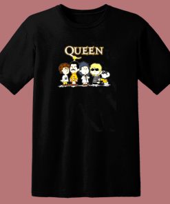 Snoopy Joe Cool With The Queen Band 80s T Shirt