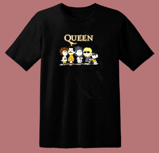 Snoopy Joe Cool With The Queen Band 80s T Shirt