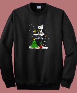 Snoopy Merry Christmas Nfl Seahawks 80s Sweatshirt