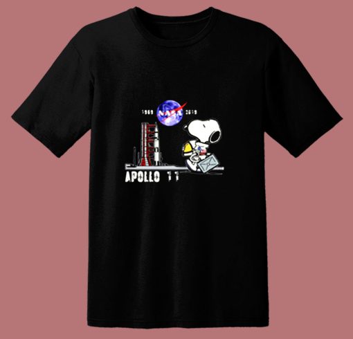 Snoopy Nasa 1969 2019 Apollo 11 80s T Shirt
