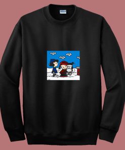 Snoopy Peanuts Santa Claus Christmas Cartoon 80s Sweatshirt