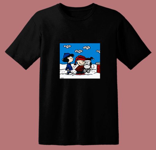 Snoopy Peanuts Santa Claus Christmas Cartoon 80s T Shirt 1