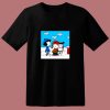 Snoopy Peanuts Santa Claus Christmas Cartoon 80s T Shirt