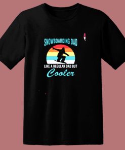 Snowboarding Dad 80s T Shirt