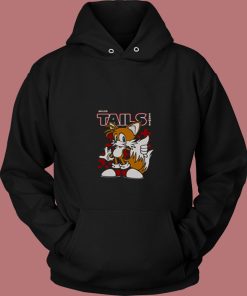 Sonic Miles Tails Prower Charcoal 80s Hoodie