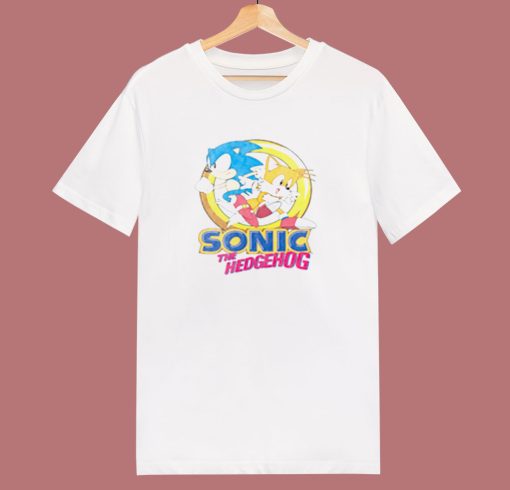 Sonic The Hedgehog And Miles Tails 80s T Shirt