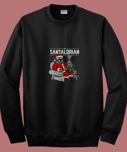 Star Christmas Baby Yoda Mandalorian 80s Sweatshirt