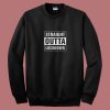 Straight Outta Lockdown Parody 80s Sweatshirt