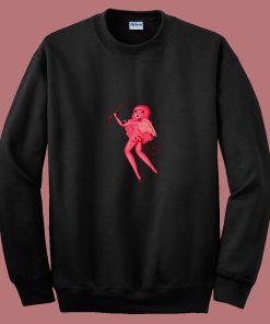 Stupid Cupid Black 80s Sweatshirt