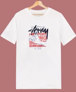 Stussy Support Virgil Abloh World Tour 80s T Shirt