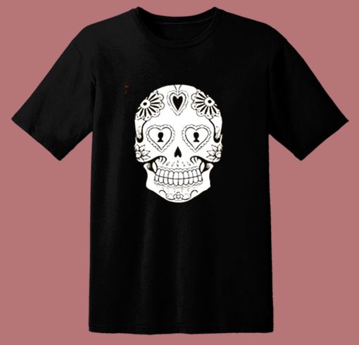 Sugar Skull Dolman Vintage 80s T Shirt