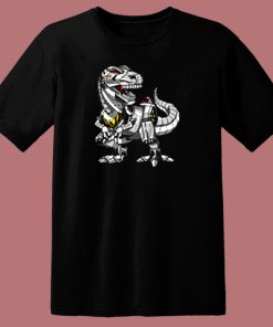 T Rex Dinosaur Robot 80s T Shirt