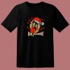 Tasmanian Bah Humbug Tongue Christmas 80s T Shirt
