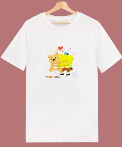 Teddy Fresh X Spongebob Fun Action 80s T Shirt
