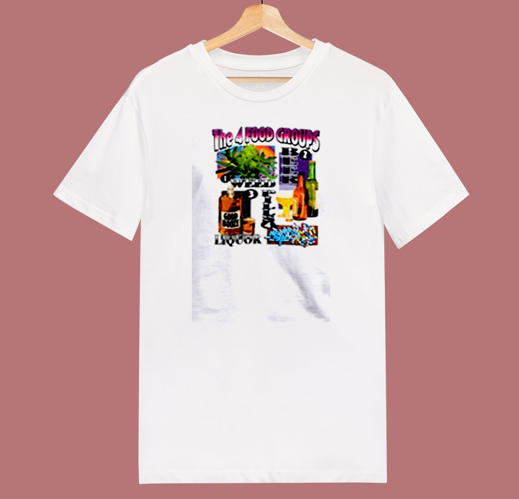 The 4 Food Groups 80s T Shirt - Mpcteehouse.com