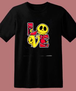 The Angry Birds Jack Skellington And Sally Love 80s T Shirt