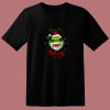 The Grinch Face Mask Christmas Funny 80s T Shirt