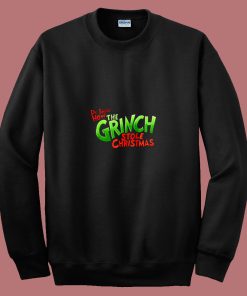 The Grinch Stole Christmas Single Stitch 80s Sweatshirt