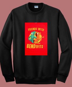 The Gumby Friends With Bendefits 80s Sweatshirt
