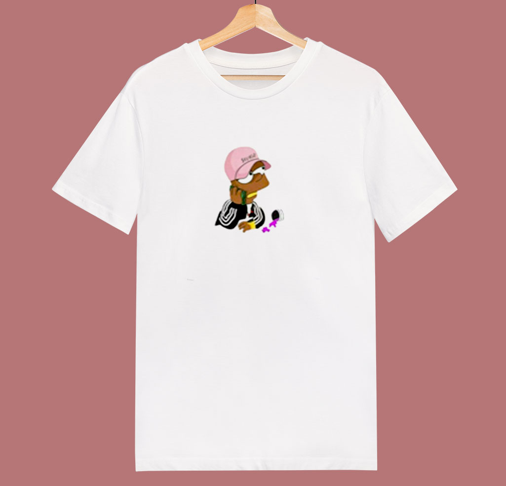 The Simpsons Bart Simpson Swag Savage 80s T Shirt 