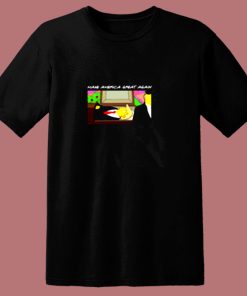 The Simpsons President Trump Funeral 80s T Shirt