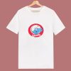 The Smurfs Smiling Circle Logo Image 80s T Shirt