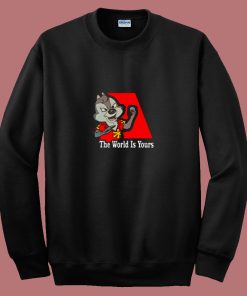 The World Is Yours Chip N Dale 80s Sweatshirt