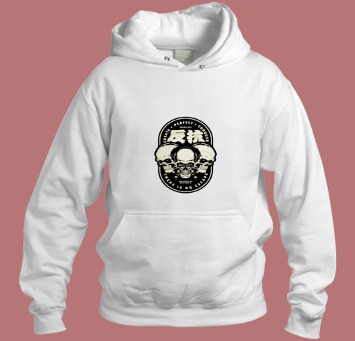 There Is No Escape Badass Skull Logo Punk Rebel Vector Aesthetic Hoodie Style