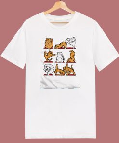 Tigers Doing Yoga 80s T Shirt