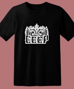 Tovaritch Noir Cccp Logo 80s T Shirt
