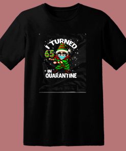 Turned 65 In Quarantine Flossing Elf 65th 80s T Shirt