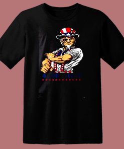 Uncle Sam Patriotic 4th Of July 80s T Shirt