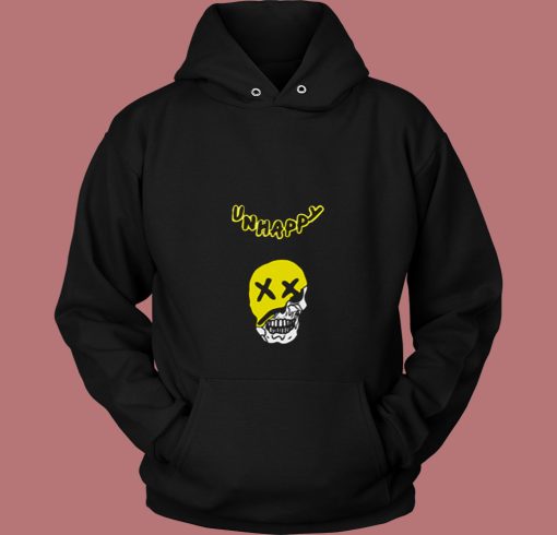 Unhappy Shredded Smile Lil Pump 80s Hoodie