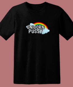 Unicorn Pussy Girlfriend Valentines Day 80s T Shirt
