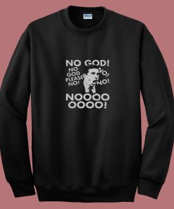 Us Michael Scott No God No 80s Sweatshirt