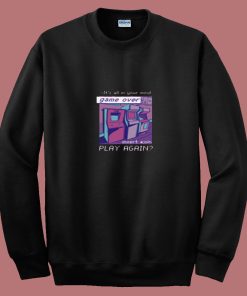 Vaporwave Game Over 80s Sweatshirt