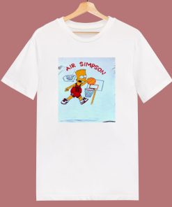 Vintage 90s Bootleg Bart Air Simpson 80s T Shirt