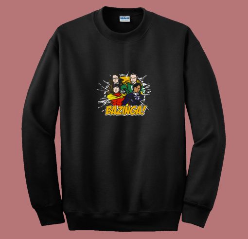 Vintage Bazinga Big Bang Theory 80s Sweatshirt