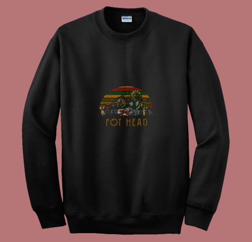 Vintage Pod Head Succulent 80s Sweatshirt