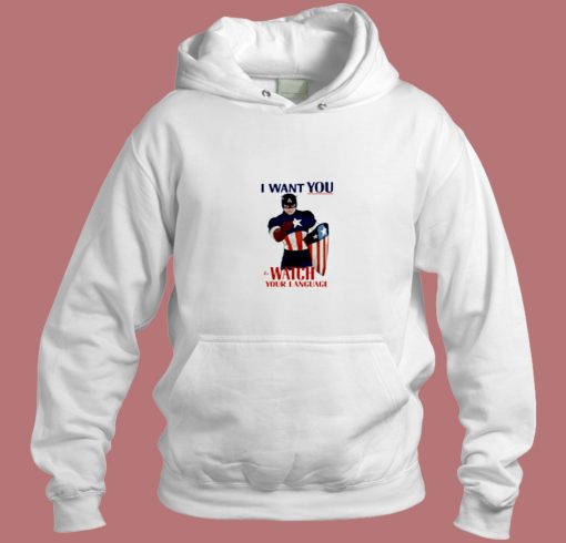 Watch Your Language Aesthetic Hoodie Style