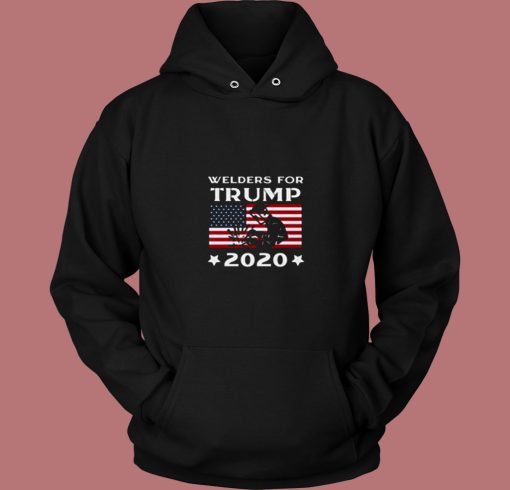 Welders For Trump 2020 80s Hoodie