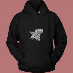 Wild Wolf Dogs With Goth Eyes 80s Hoodie