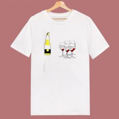 Wine And Corona 80s T Shirt