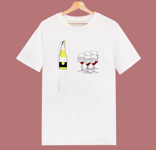 Wine And Corona 80s T Shirt