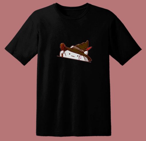 Wizard Bongo Cat 80s T Shirt