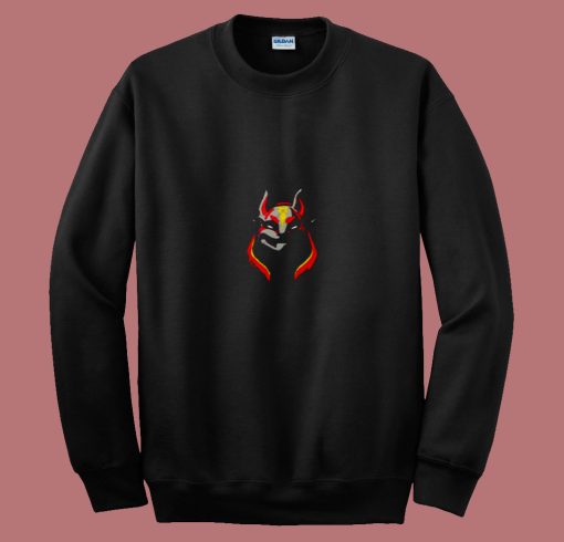 Wolf Head Fortnite Games 80s Sweatshirt