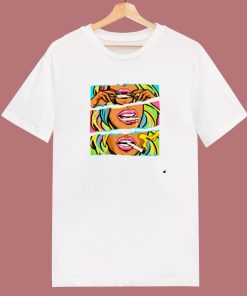 Women Rolling Blunt Unisex 80s T Shirt