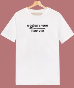 Wooden Spoon Survivor 80s T Shirt