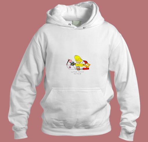 Work From Home Classic Aesthetic Hoodie Style